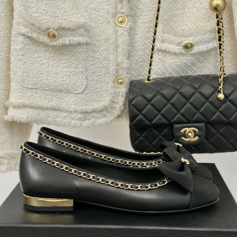 Ch*el flat shoes